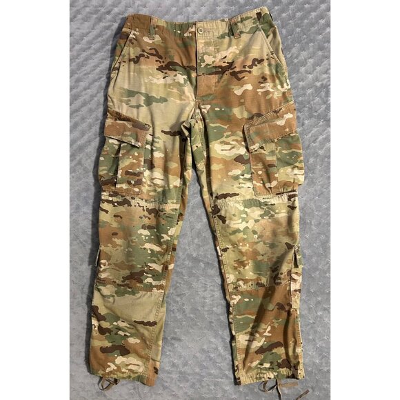 None Other - US Army Military Tactical Camouflage Ripstop Cargo Pants 31x29.5 Unisex Combat
